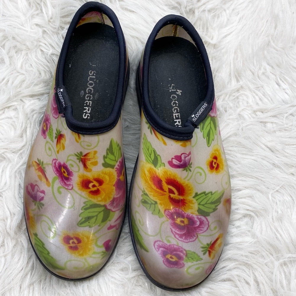 Sloggers Floral Rain Shoes